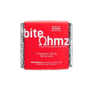 bite ohmz 7 hydroxy infused chocolate square