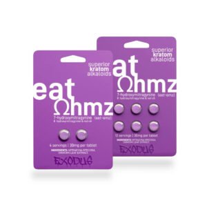 eat ohmz kratom extract purple 7 oh+8 oh+red oh 30mg per tablet