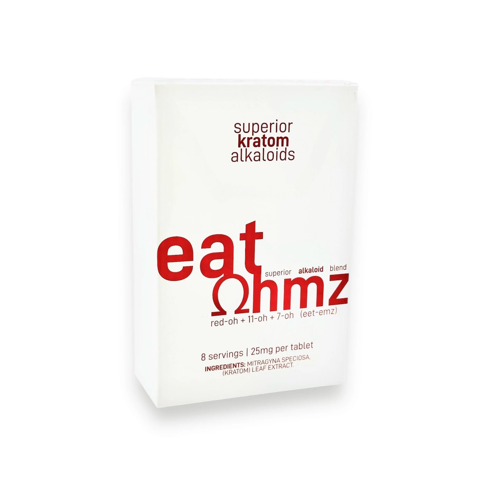 eat ohmz blend red oh+11 oh+7 oh 4ct tablets 25mg per tablet