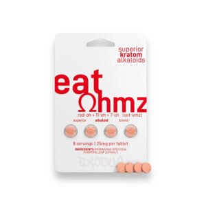 eat ohmz blend red oh+11 oh+7 oh 4ct tablets 25mg per tablet