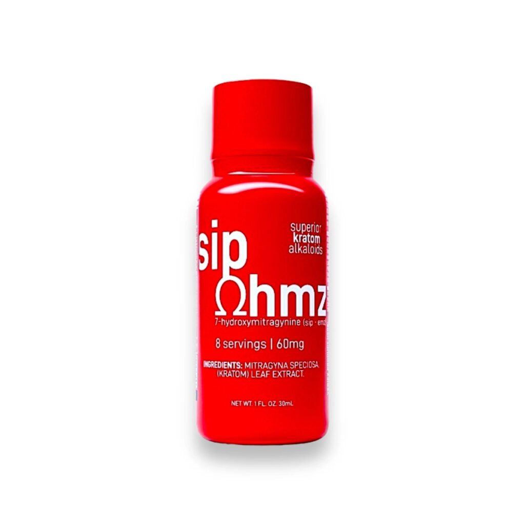 sip ohmz 7 hydroxymitragynine kratom extract shot 30ml