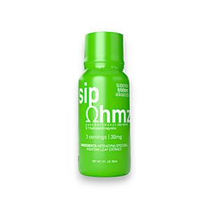 sip ohmz 7 hydroxymitragynine pseudo kratom extract shot mint 30mg